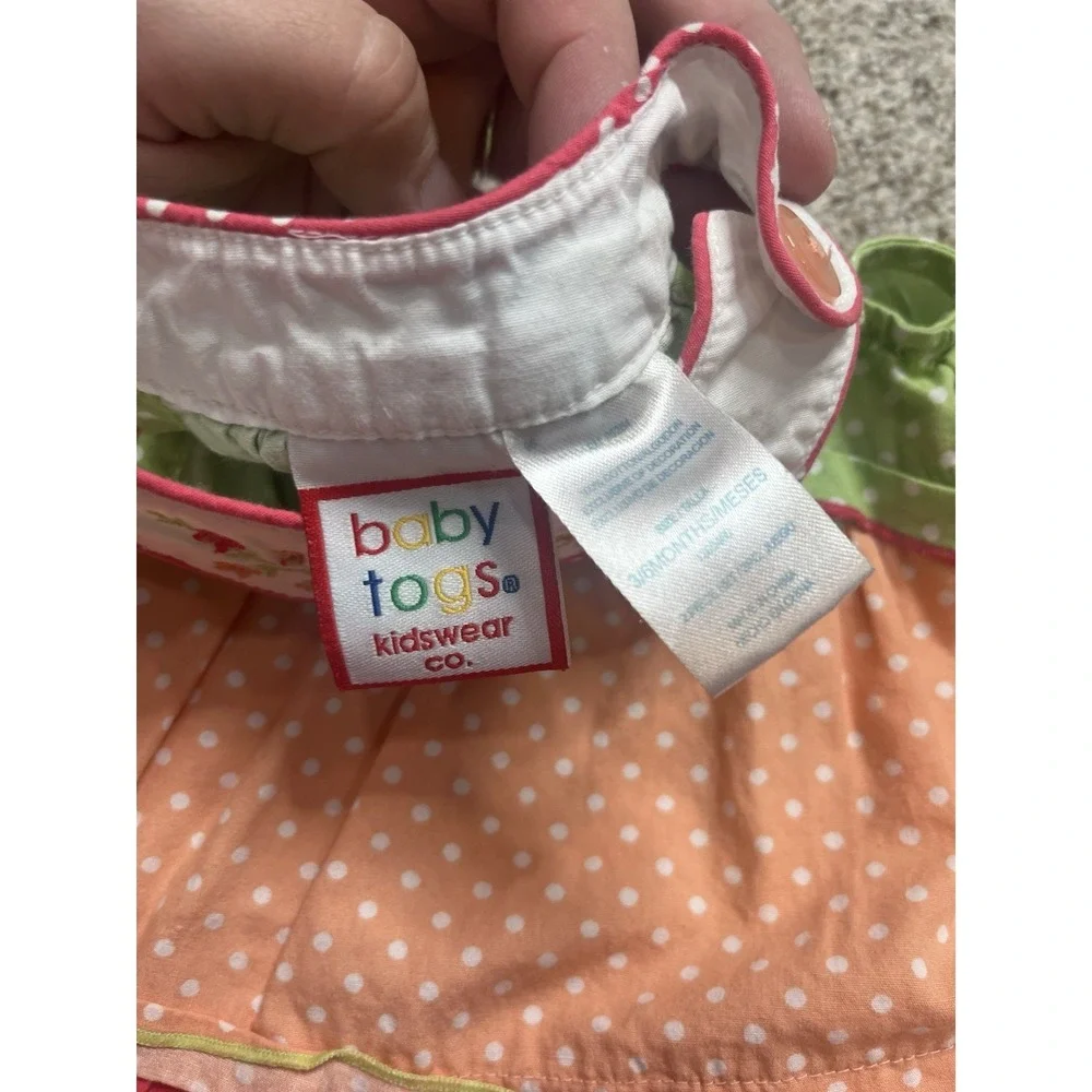 Baby Togs Polka Dot Tiered Dress Size 3-6 Months